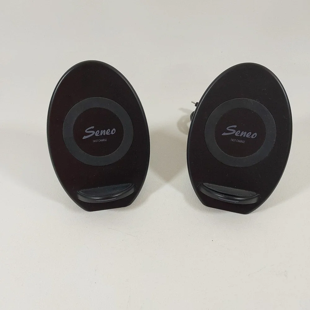 Seneo Fast Wireless Charger Stand for iPhone Samsung Galaxy etc, 10w Set Of 2